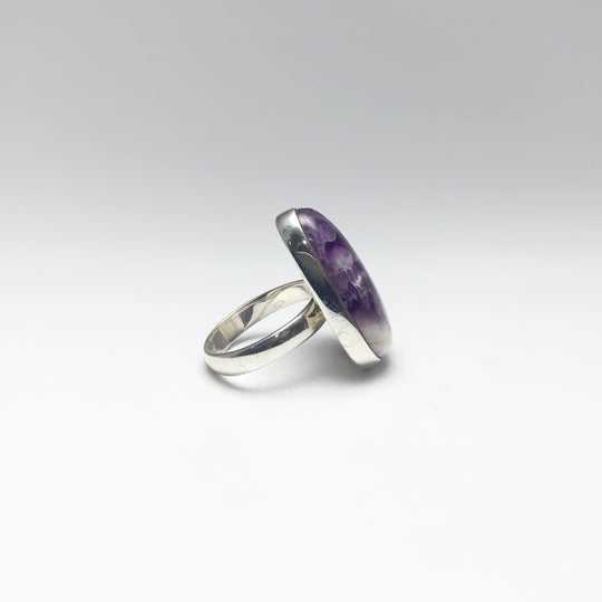 Chevron Amethyst Ring - Rocks and Gems Canada