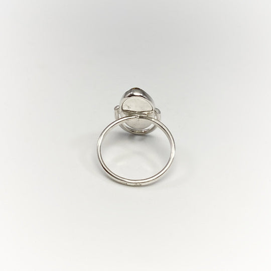 Green Amber Ring - Rocks and Gems Canada