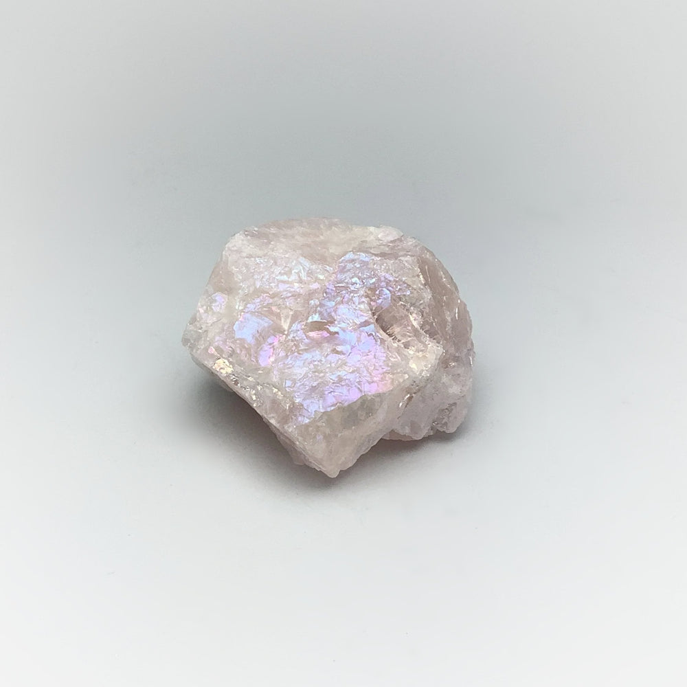 Opalescent Rose Quartz Rough Chunk - Rocks and Gems Canada