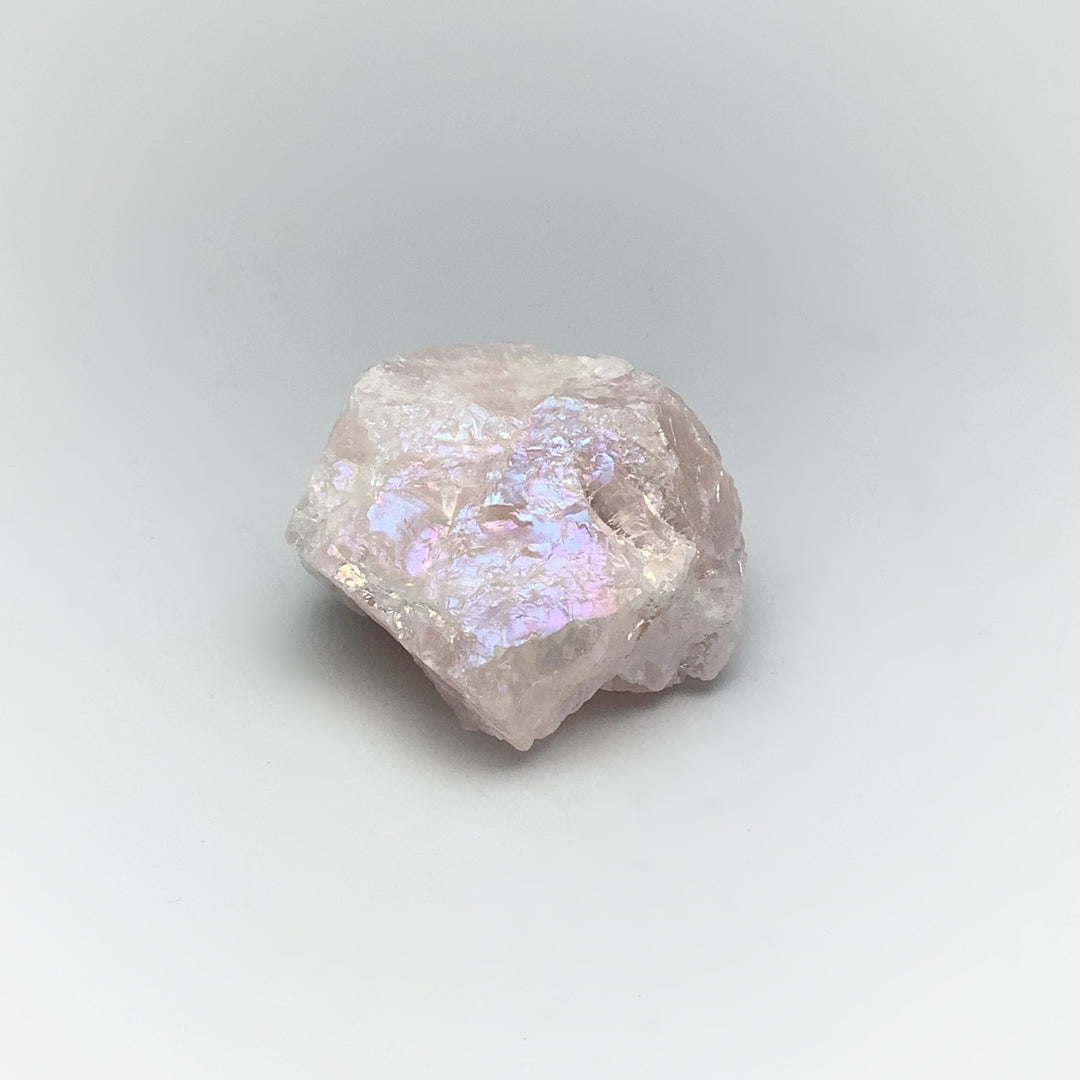Opalescent Rose Quartz Rough Chunk - Rocks and Gems Canada