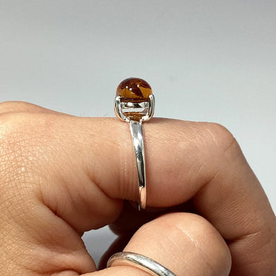 Cognac Amber Ring