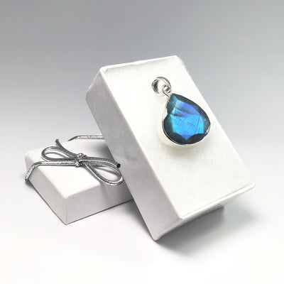 Faceted Labradorite Pendant