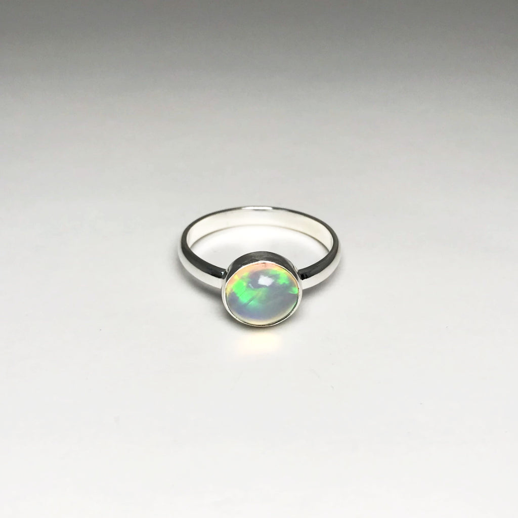 Ethiopian Fire Opal Ring - Rocks and Gems Canada