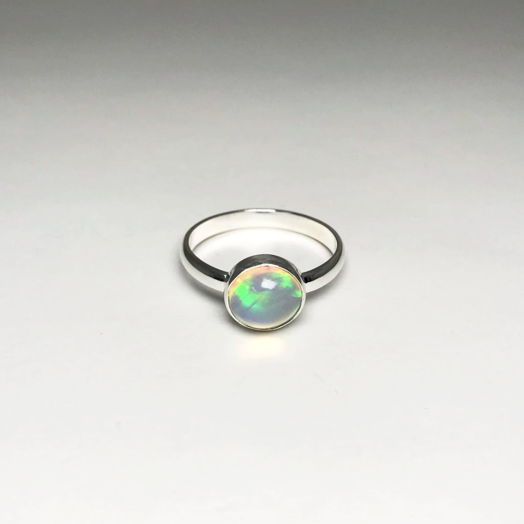 Ethiopian Fire Opal Ring