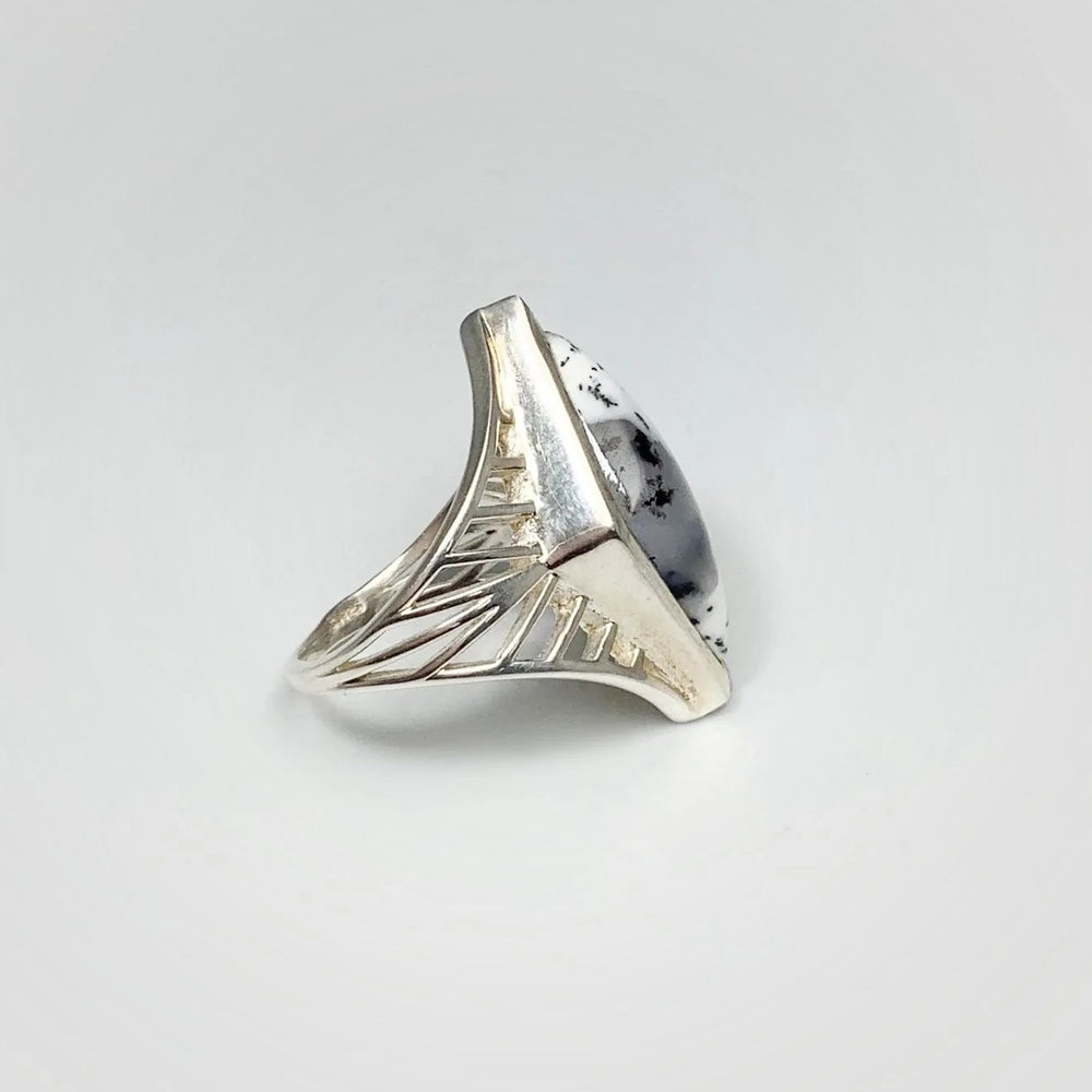 Dendritic Opal Ring - Rocks and Gems Canada