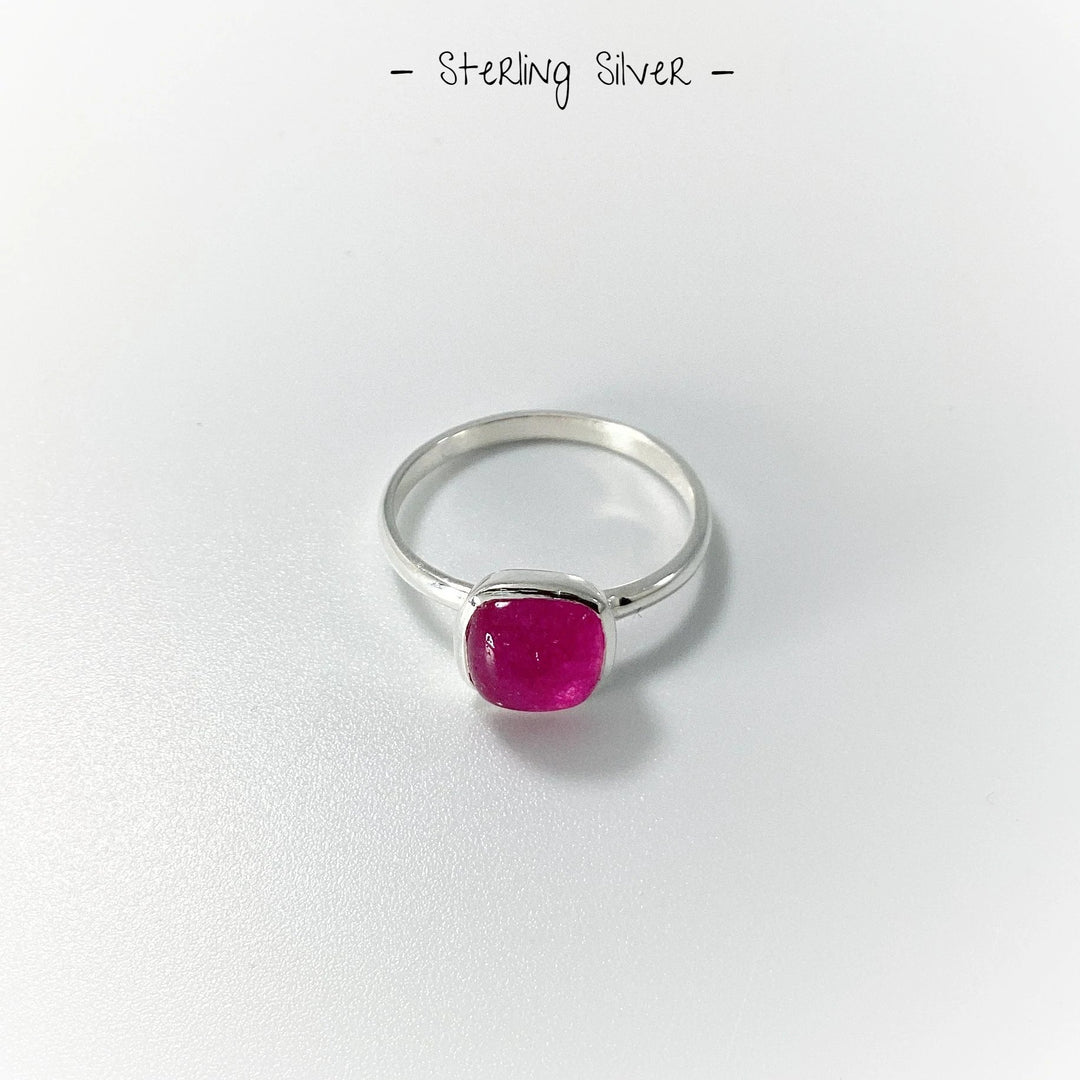 Pink Jade Ring - Rocks and Gems Canada