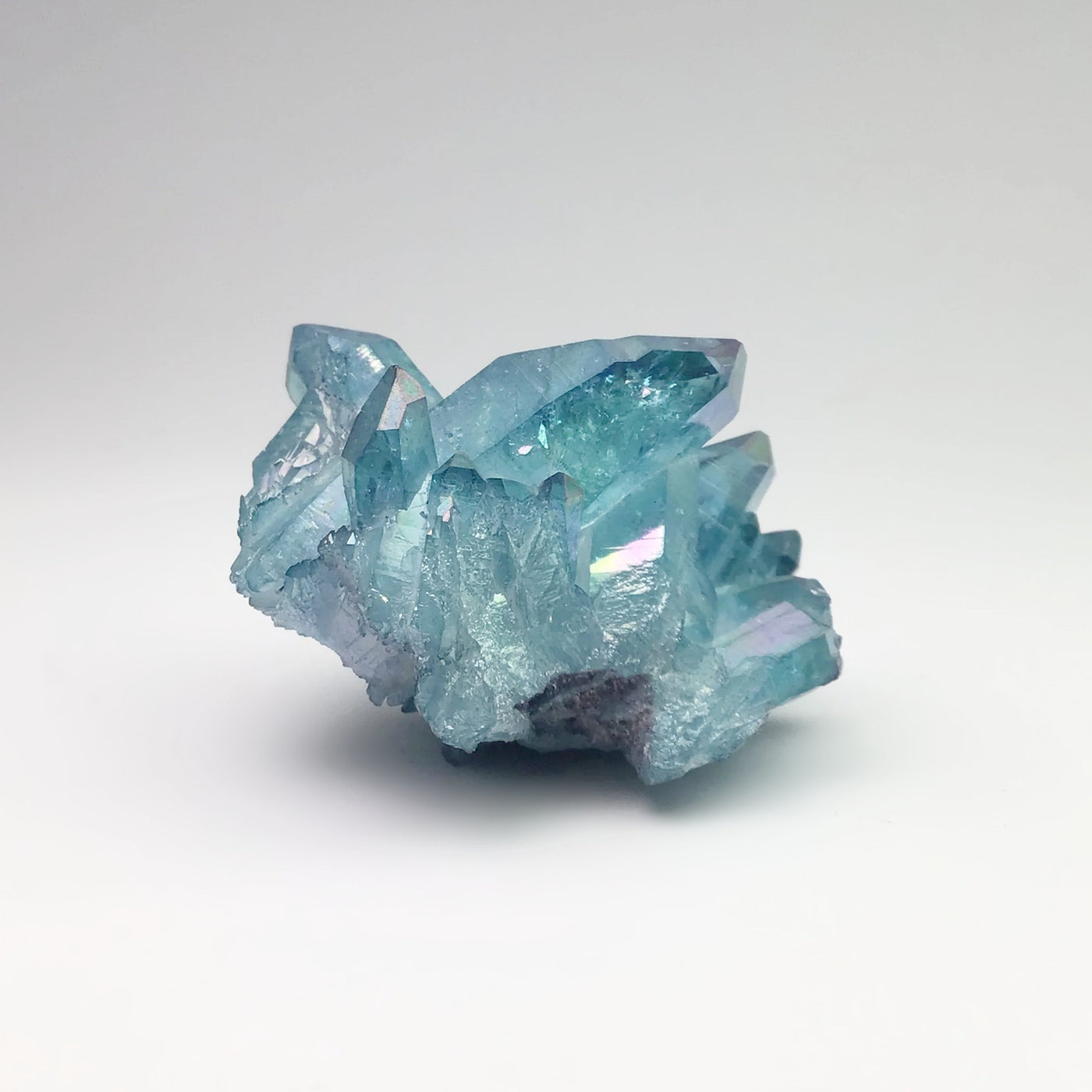 Aqua Aura Quartz Cluster