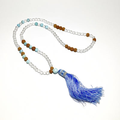 Larimar Mala Necklace