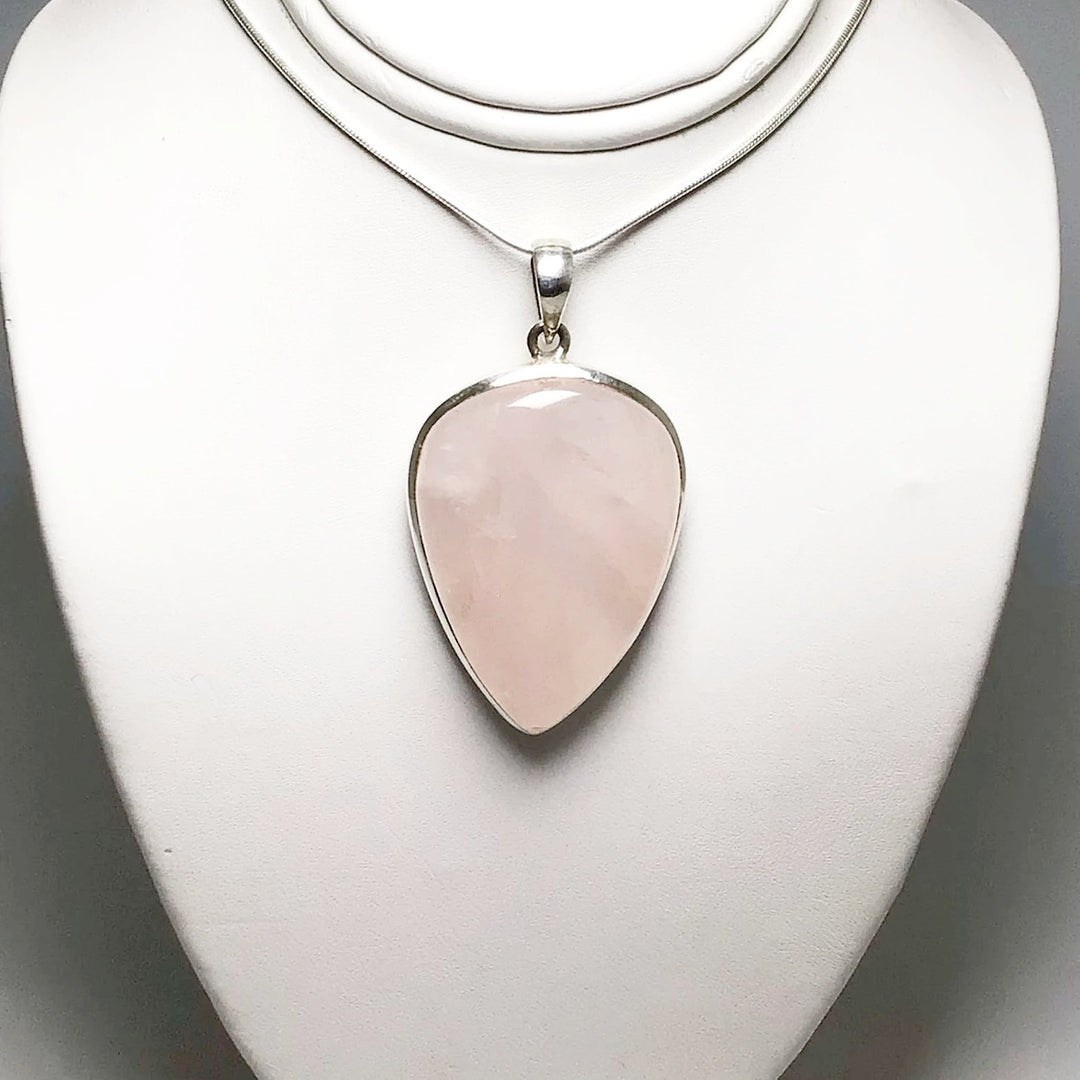 Rose Quartz Pendant - Rocks and Gems Canada