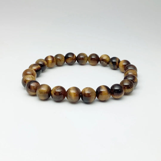 Gold Tiger Eye Beaded Bracelet - Rocks and Gems Canada