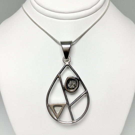 Campo Del Cielo and Muonionalusta Meteorite Pendant - Rocks and Gems Canada