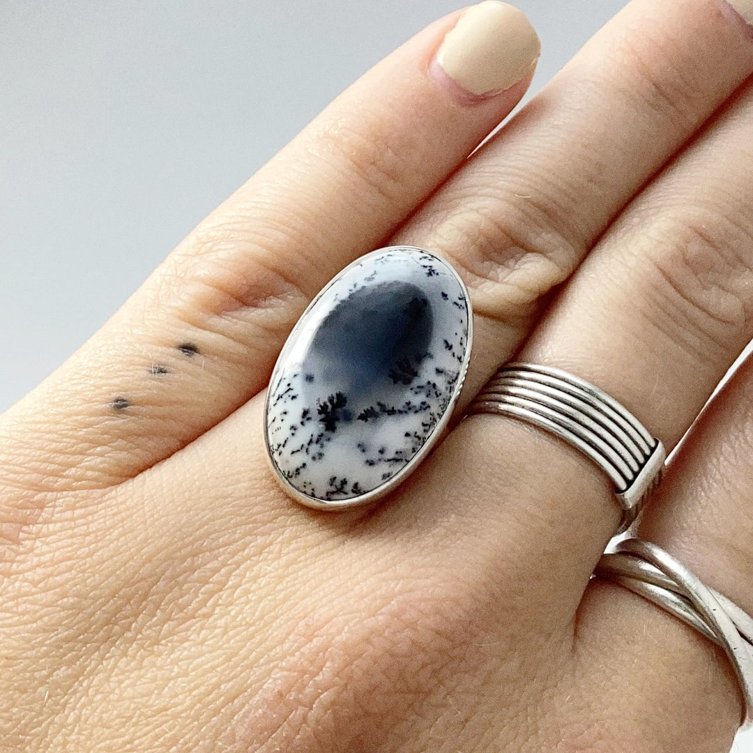Dendritic Opal Ring - Rocks and Gems Canada