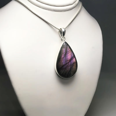 Purple Labradorite Pendant