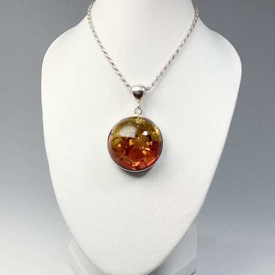 Ombre Amber Pendant - Rocks and Gems Canada