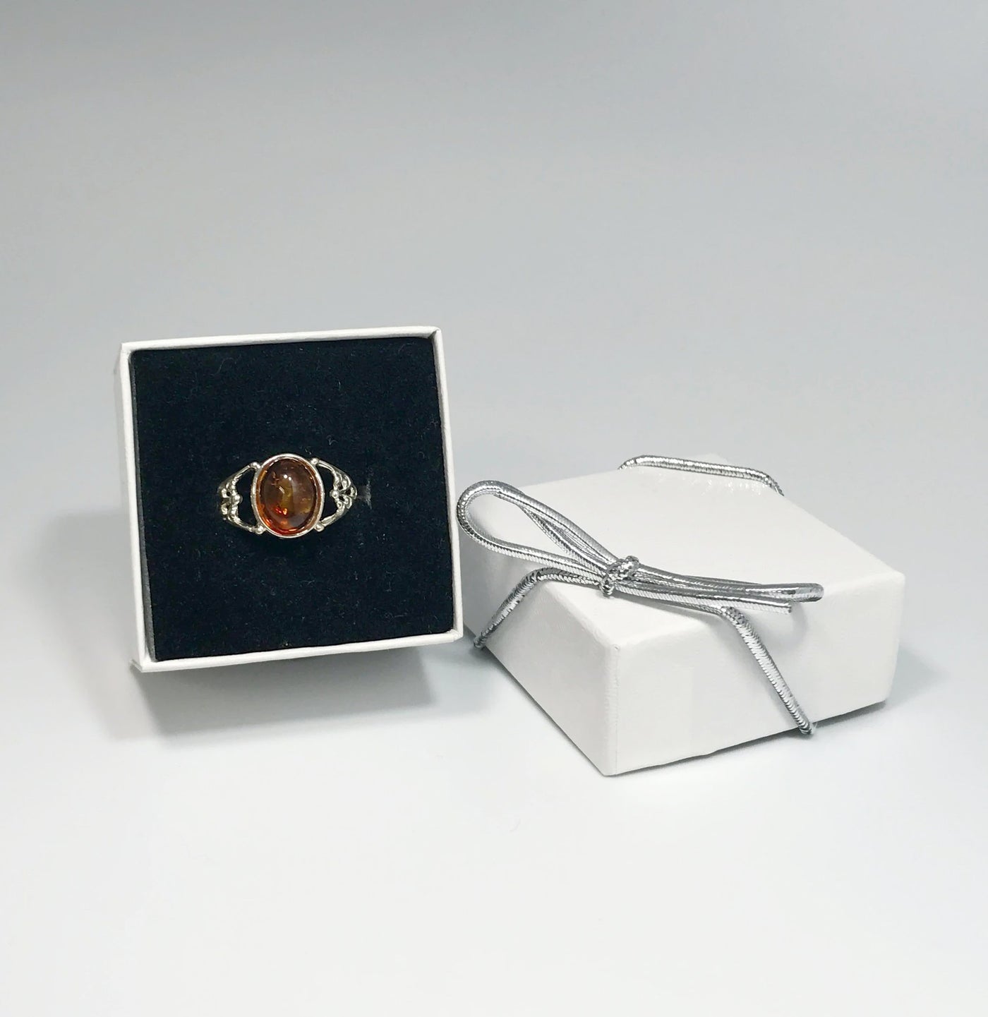 Cognac Amber Ring