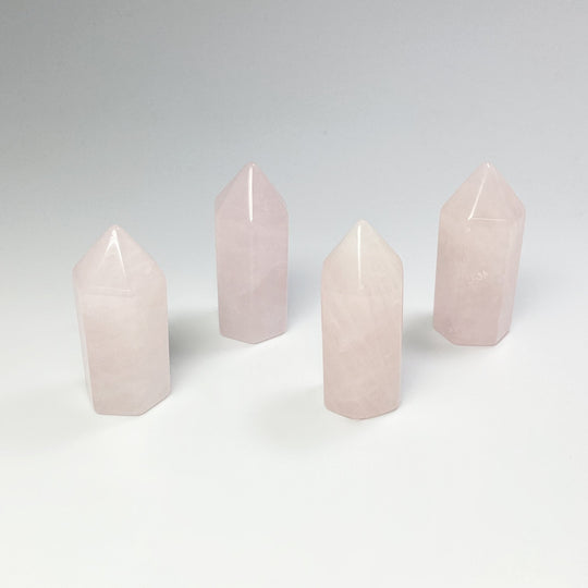 Polished Rose Quartz Point - Rocks and Gems Canada