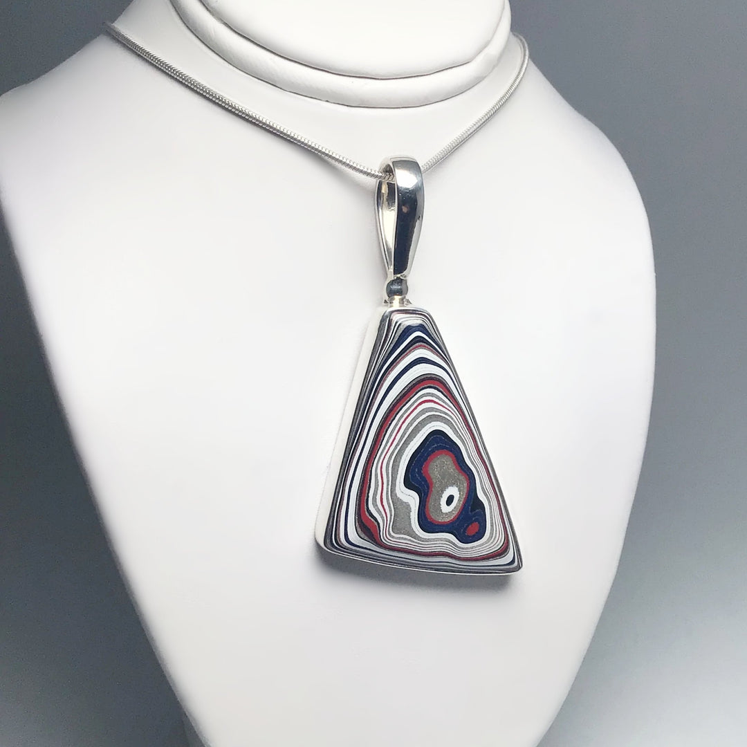 Fordite Pendant - Rocks and Gems Canada