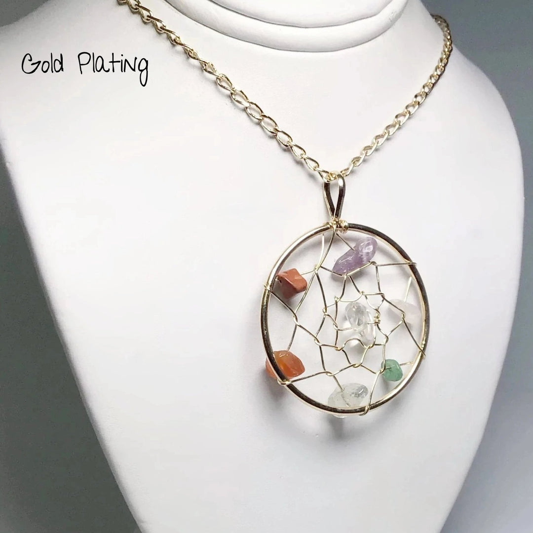 Dreamcatcher Necklace - Rocks and Gems Canada