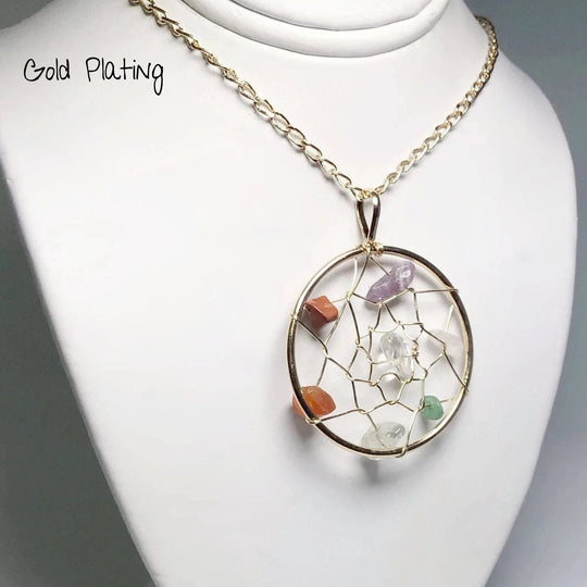 Dreamcatcher Necklace - Rocks and Gems Canada
