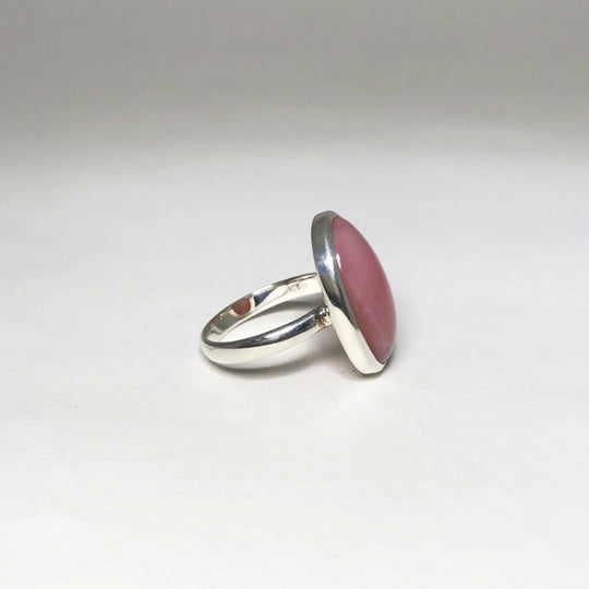 Pink Peruvian Opal Ring - Rocks and Gems Canada
