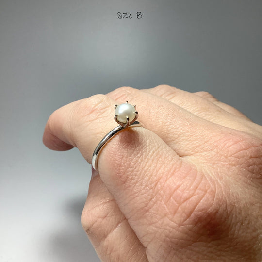 Freshwater Pearl Ring - Rocks and Gems Canada