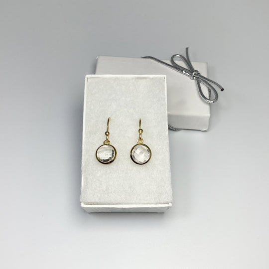 Quartz Dangle Earrings - Rocks and Gems Canada