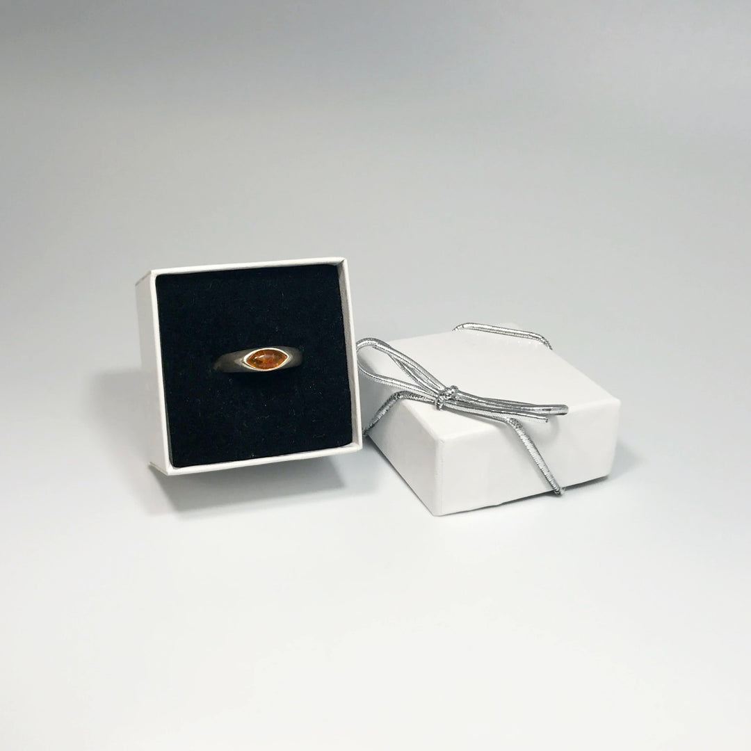 Cognac Amber Ring - Rocks and Gems Canada