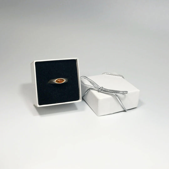 Cognac Amber Ring - Rocks and Gems Canada