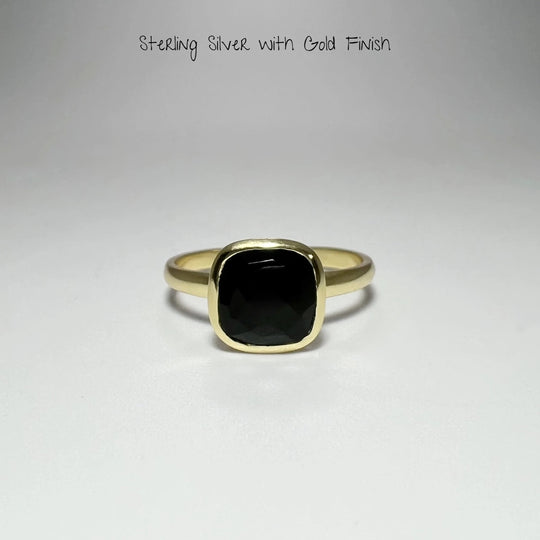 Black Onyx Ring - Rocks and Gems Canada