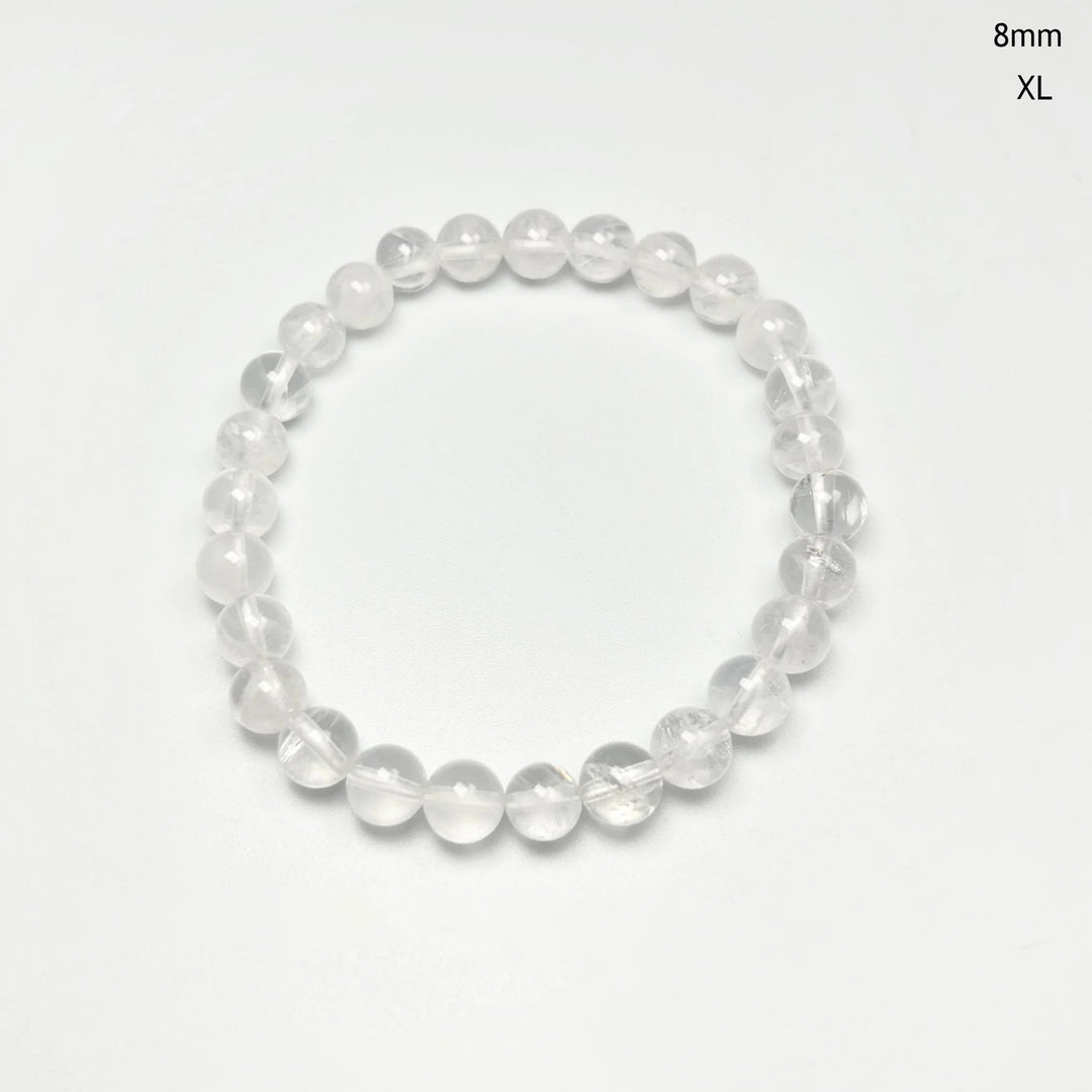 Girasol Milky Quartz Beaded Bracelet - Rocks and Gems Canada