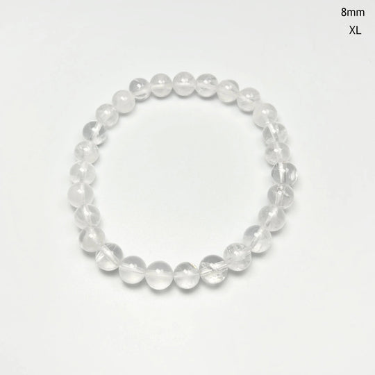 Girasol Milky Quartz Beaded Bracelet - Rocks and Gems Canada