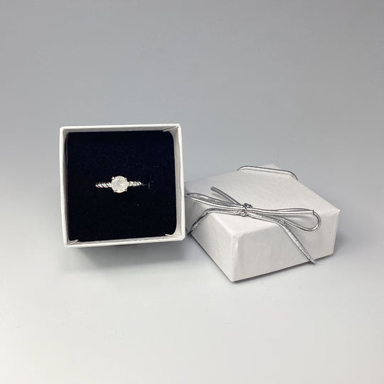 Rainbow Moonstone Ring - Rocks and Gems Canada