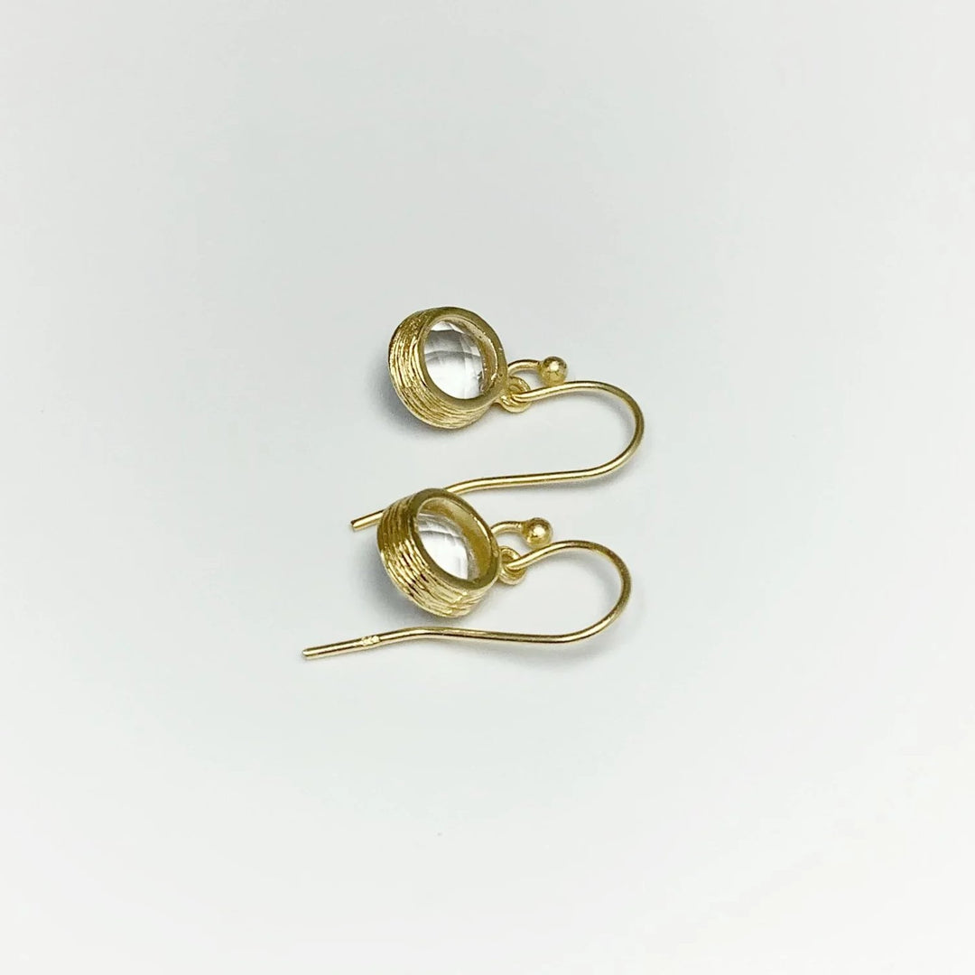 Quartz Dangle Earrings - Rocks and Gems Canada