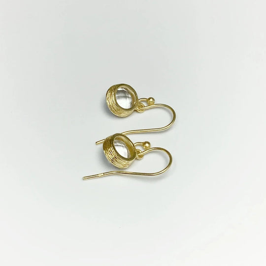 Quartz Dangle Earrings - Rocks and Gems Canada