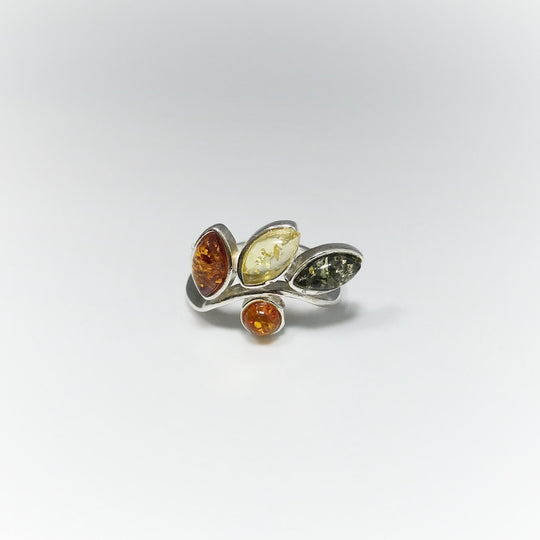 Mixed Amber Ring - Rocks and Gems Canada