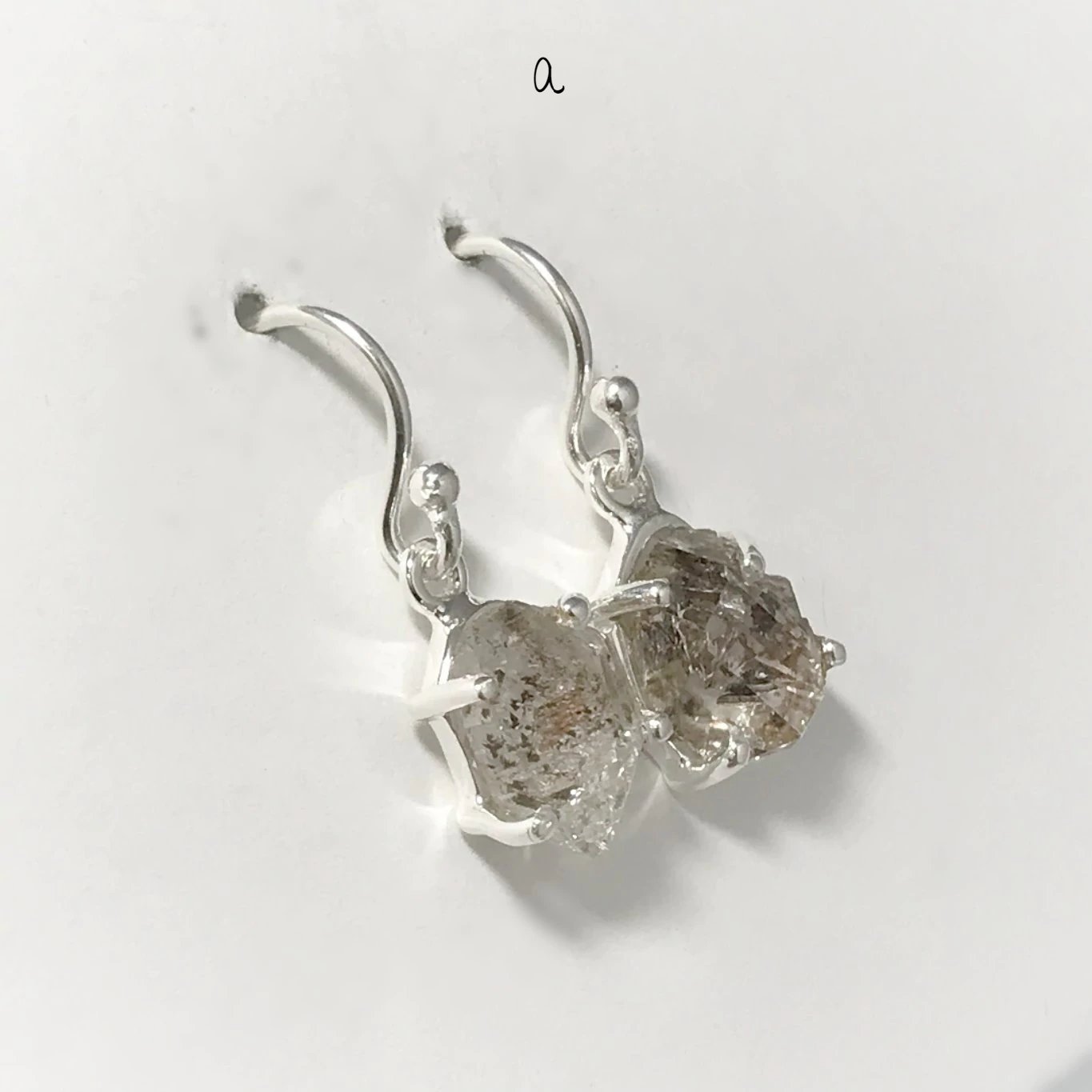 Herkimer Diamond Dangle Earrings at $99 Each