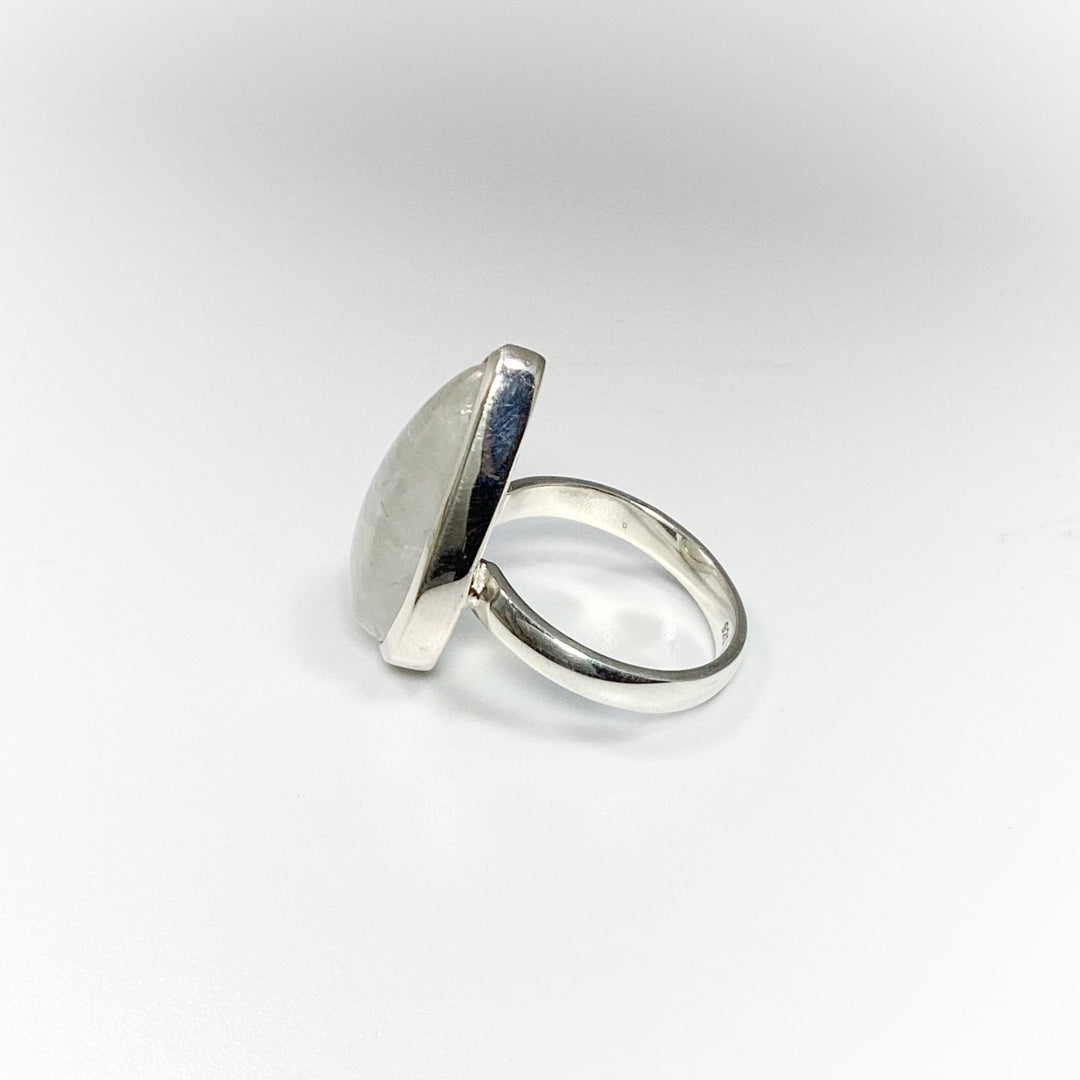 Rainbow Moonstone Ring - Rocks and Gems Canada