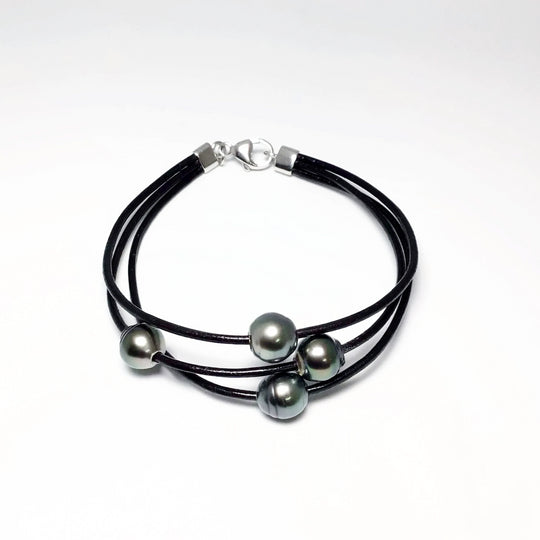 Tahitian Pearl Bracelet - Rocks and Gems Canada