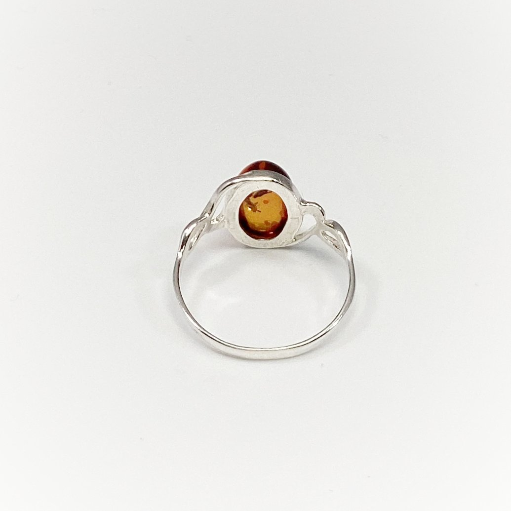 Cognac Amber Ring - Rocks and Gems Canada