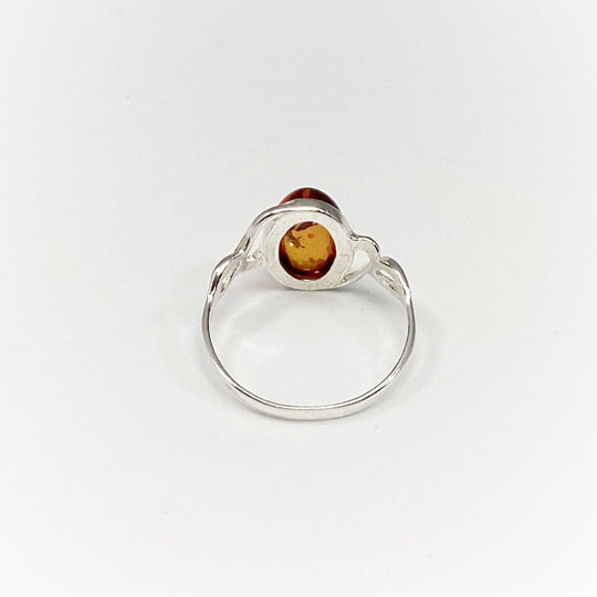 Cognac Amber Ring - Rocks and Gems Canada