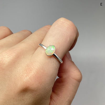 Ethiopian Fire Opal Ring