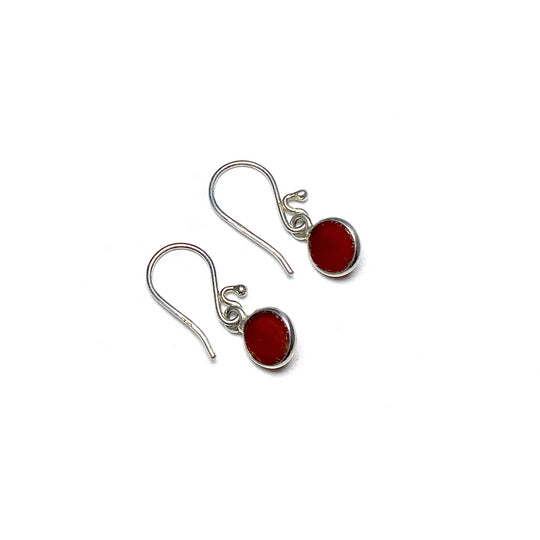 Carnelian Agate Dangle Earrings - Rocks and Gems Canada
