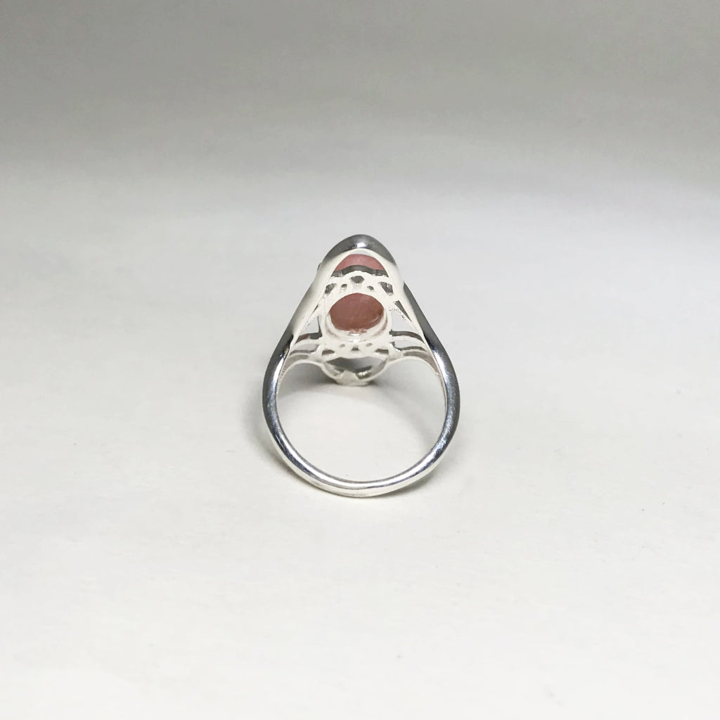 Pink Peruvian Opal Ring - Rocks and Gems Canada