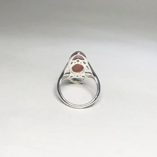 Pink Peruvian Opal Ring - Rocks and Gems Canada
