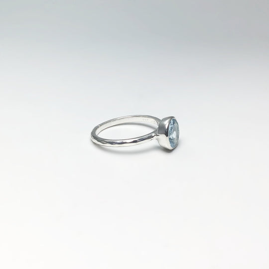 Blue Topaz Ring - Rocks and Gems Canada