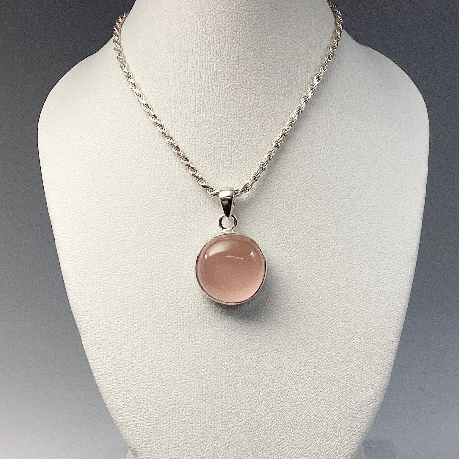 Rose Quartz Pendant - Rocks and Gems Canada