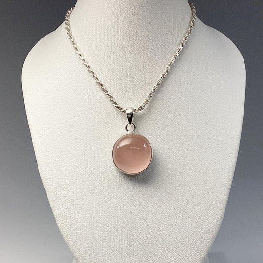 Rose Quartz Pendant - Rocks and Gems Canada