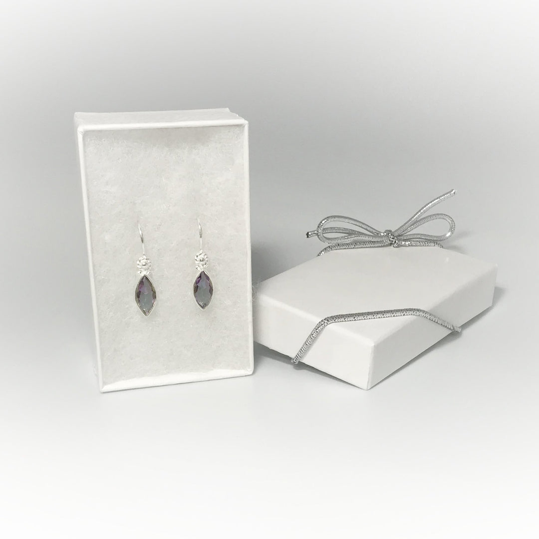 Mystic Topaz Dangle Earrings - Rocks and Gems Canada