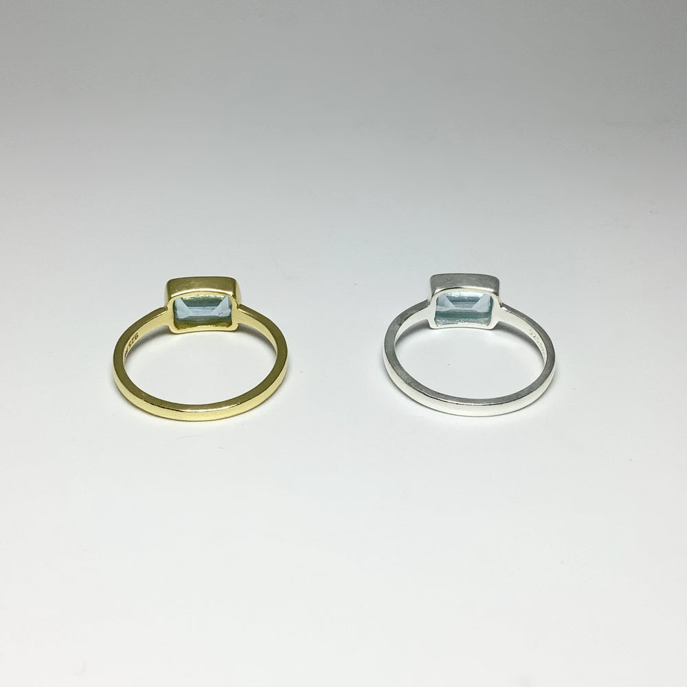Blue Topaz Ring - Rocks and Gems Canada