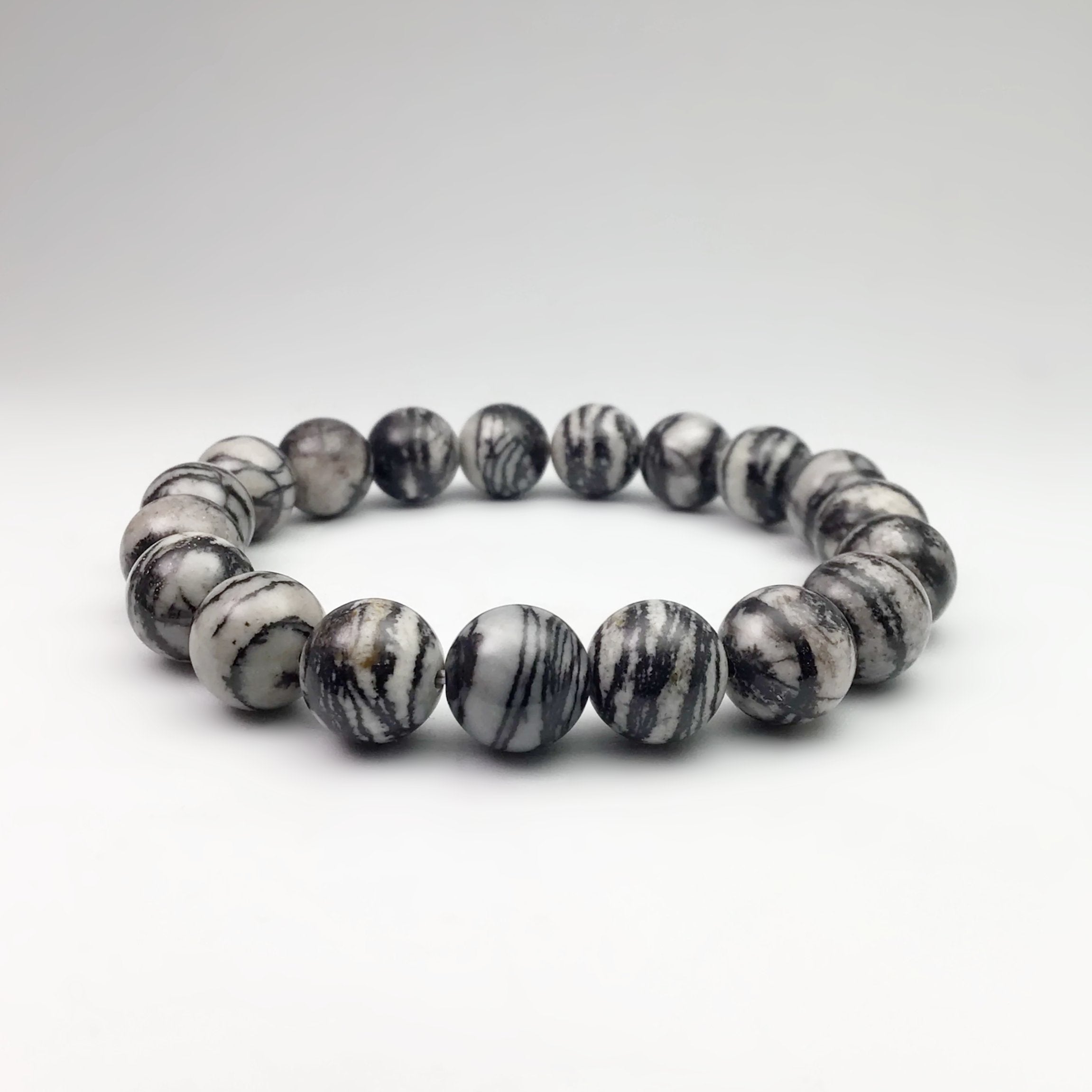 Web Jasper Beaded Bracelet - Rocks and Gems Canada